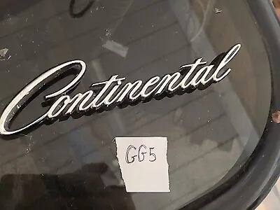 Vintage 1969 70 Lincoln Continental Emblem Script A+ Oem Fomoco • $36.99