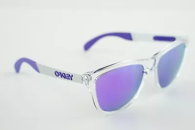 OO9428-0655 Oakley Frogskins Mix Purple Silver/Violet Polarized 55-17-140 • $82.99