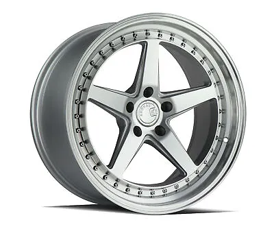 18x9.5|18x10.5  +22|15 Aodhan DS05 5x114.3 Machined Silver Rims (Set Of 4) • $809.10