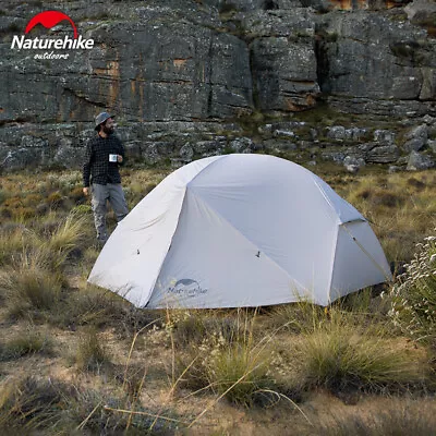 Naturehike 3 Season Camping Tent Mongar Hiking 2 Person Dome Ultralight Backpack • $219.95