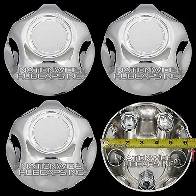 $59.99 • Buy Set Of 4 Ford 5 Lug Chrome Center Cap Wheel Cover Rim Hub Caps Small Middle Hubs