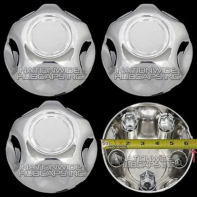 Set Of 4 Ford 5 Lug Chrome Center Cap Wheel Cover Rim Hub Caps Small Middle Hubs • $59.99