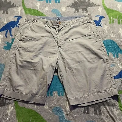 J Crew Men’s Shorts 34 Gray Chino Club Shorts • $7
