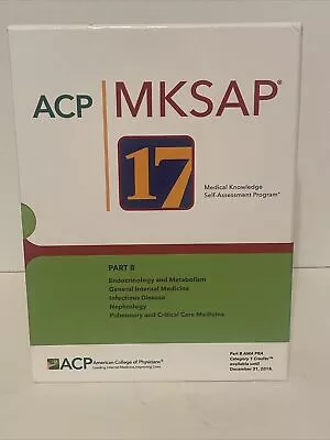 ACP American College Of Physicians MKSAP 17 Part B (5 Book Set) • $5.75