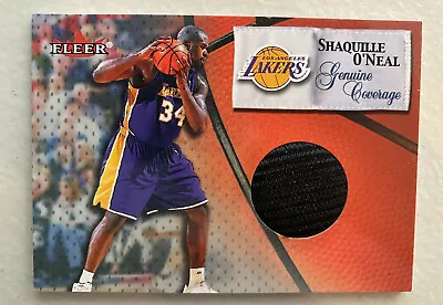 Shaquille Oneal Lakers Worn Shoe Sneaker Card  • $299