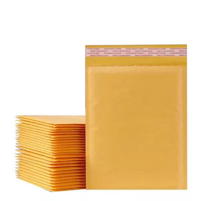 All Size Bubble Mailers Self-Seal Shipping Bags Kraft Padded Packing Envelopes • $4.65