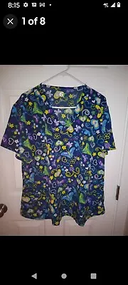 4 Women's Nursing Scrub Tops 3 XL • $15.99