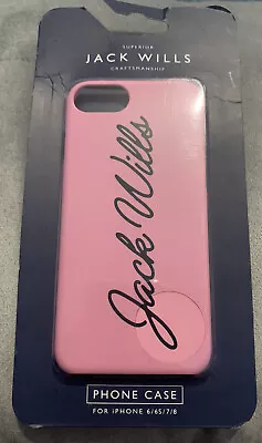 Jack Wills Pink Phone Case For IPhone 6/6s/7/8 • £8.99