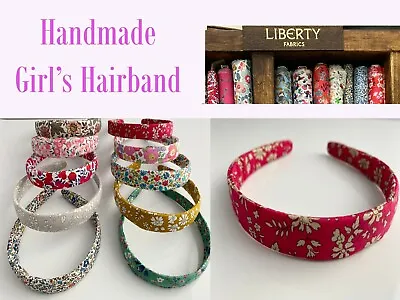 A Handmade Girl's Hair Band Using Top Quality Liberty Fabric. Alice Headband • £4.99