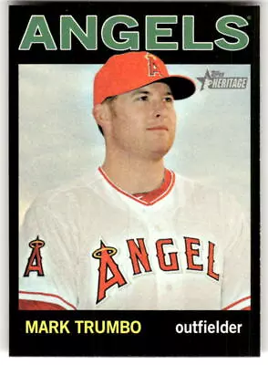 Mark Trumbo 2013 Topps Heritage Black #110 Los Angeles Angels • $1.99