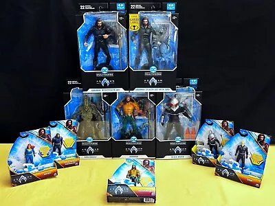 Lot Of 10 DC Multiverse Aquaman The Lost Kingdom Aquaman 7  Mcfarlane Figures • $125