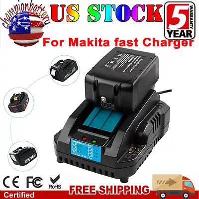  For Makita DC18RC 14.4V-18V For LXT Lithium Rapid Battery Charger BL1830 BL1860 • $18.49