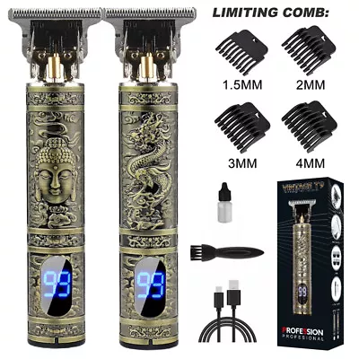 Men's Electric BEARD SHAVER Trimmer Razor Rechargeable Hair Shaving Machine USB • $1.99