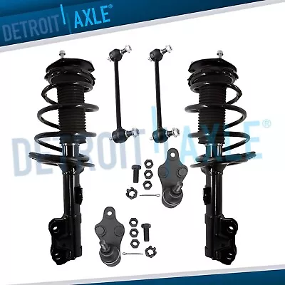 Front Struts & Spring Assembly Sway Bars Ball Joints For 2012-2017 Toyota Camry • $172.80