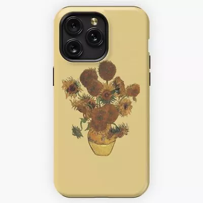 New Van Gogh Sun Flowers Grunge IPhone Samsung Tough Case • $19.99
