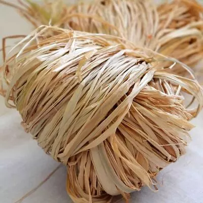 Premium Quality Natural Raffia Fibres - Wholesale Premium Jute Ribbon Florist • £7.99