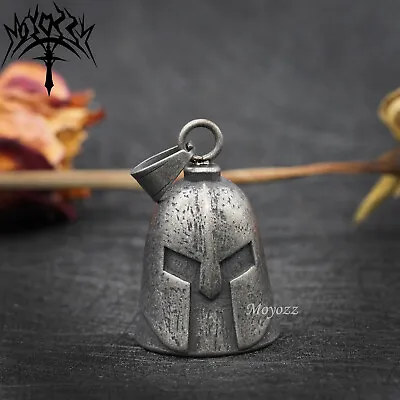 Motorcycle Biker Bell Hanger Luck Spartan Roman Mask Helmet & FREE Bell Hanger • $12.99