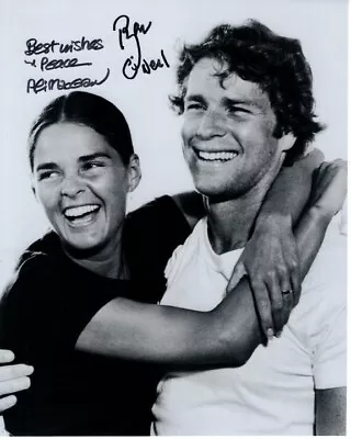 ALI MACGRAW And RYAN O'NEAL Signed Autographed 8x10 LOVE STORY Photo • $260