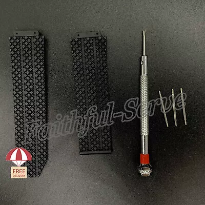 24mm*18mm Rubber Strap Band With Screwdriver Set For Hublot H BIG BANG Fusion • $13.88