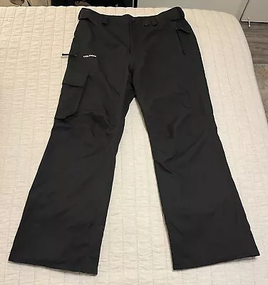 Volcom Ski Snowboarding Black Cargo Pants Mens XL • $79