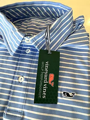 Men's Vineyard Vines Short Sleeve Polo Shirt Button-down Size M • $20.50