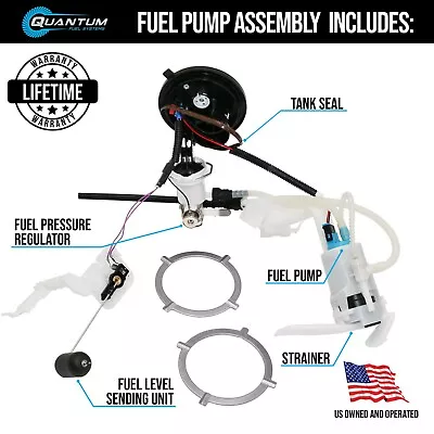 QFS EFI Fuel Pump Module Assembly For 2008-22 Harley-Davidson 75069-08D • $265.98