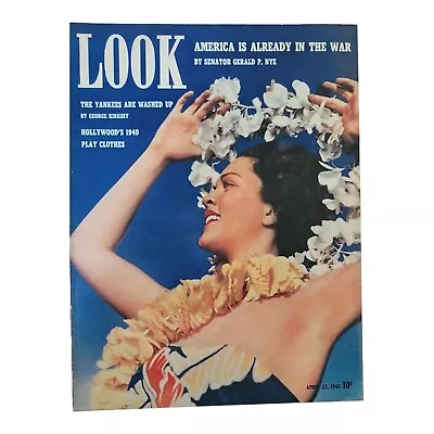 Look Magazine April 1940 Cary Grant My Favorite Wife   Bma21 • $29.50