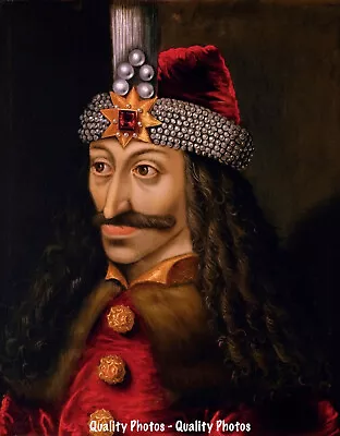 Vlad The Impaler 8.5x11  Photo Print Tepes Original Dracula Romanian Hero Devil • $8.27