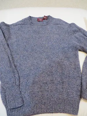VTG Cambridge Classics By Mervyns 100% Shetland Wool Men's Size XL Sweater Gray • $13.99