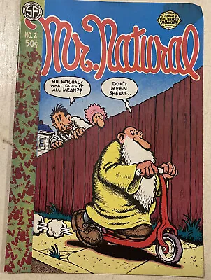 Mr. Natural No. 2 Comic October 1971 Original Print (23) • $19.75