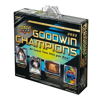 2022 Upper Deck Goodwin Champions Hobby Box • $91.95
