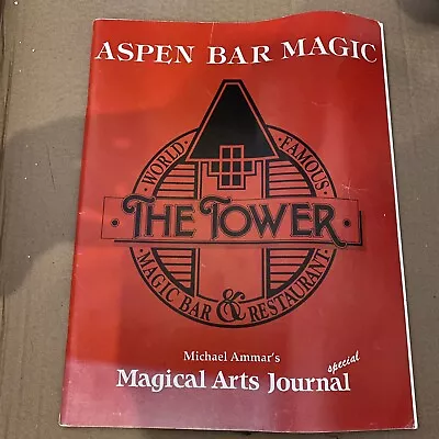 Aspen Bar Magic Michael Ammar's Magical Arts Journal Special Magic Book • $14.93