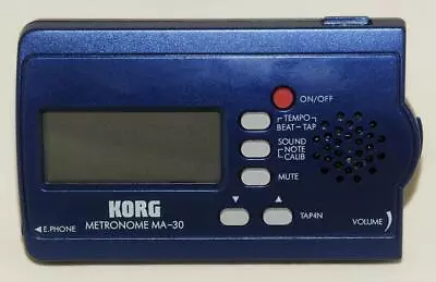 Korg MA-30 ~ Blue Digital Pocket Metronome Beat Music Tuner Compact Band Choir • $12.99