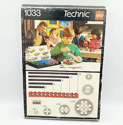 LEGO 1033 TECHNIC Activity Cards VINTAGE 1985 Complete With Original Box • $29.69