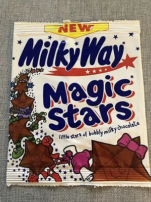 Vintage Mars Milky Way  Magic Stars Chocolate Bar Wrapper 1996 • £1.50