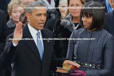PRESIDENT Barack Obama Photo 8.5x11 Inauguration 2013 Michelle Obama USA • $10.48