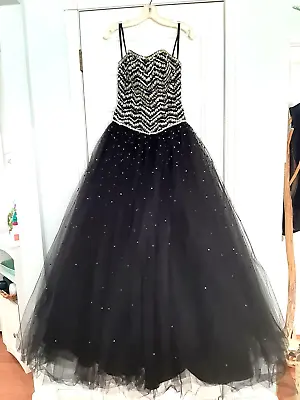 Morilee Black Ball Gown Princess Party Prom Dress • $79.99