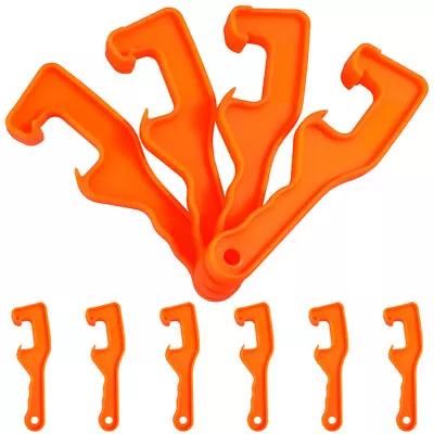  10 Pcs Decapper Paint Can Openers Plastic Wrench Gallon Bucket Lid Removal Tool • £14.55