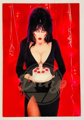 Elvira Blow The Candle Birthday Card Paper Moon Horror 1980s Vintage Canada 08 • $69.99