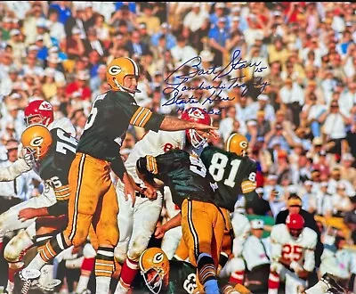 BART STARR - PACKERS  - SUPERBOWL 1 MVP Signed Autographed 8x10 Reprint Photo !! • $10.99