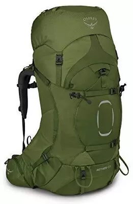 Osprey Aether 65 Men's Backpacking Backpack Garlic Mustard Green Large/X-Large • $320