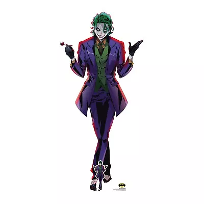 The Joker Anime Style Lifesize Cardboard Cutout With Free Official Mini Standee • £38.99