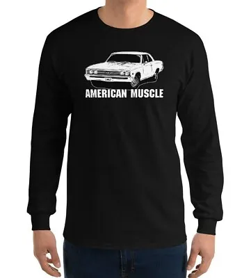 1967 Chevelle Shirt American Muscle Car Long Sleeve T-Shirt • $27.98