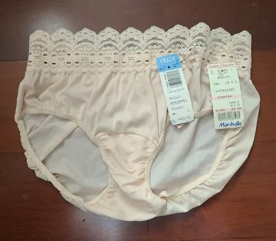 Vintage Olga Nylon Silky Beige Lace Top 00913 Secret Hug Panties Granny Size 5 • $24.99