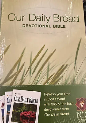 Our Daily Bread Devotional Bible-NLT By Tyndale Publishers NEW SEALED!!!! • $13.23