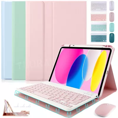 Bluetooth Keyboard Case Mouse For IPad 7/8th/9th 10th Gen Air 5/4th 10.9 Pro 11 • £11.99