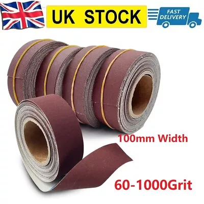 60-1000Grit Emery Burnish Tools Cloth Roll Abrasive Sand Paper Sanding Sheets • £6.88