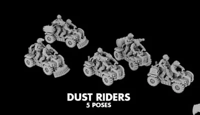 Warhammer 40k Epic Space Marine Dust Rider ATV Vehicles Printed • $6.99