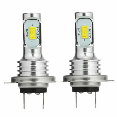 2X H7 LED Headlight Conversion Kit High Low Beam Fog Light Bulbs 80W 6000K Lamp • $6.99