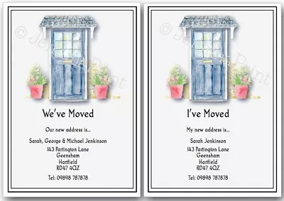 Personalised Change Of Address House Moving New Address New Home Cards X10 J466 • £3.85